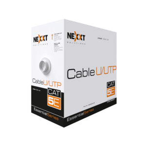 Bobina de cable UTP Nexxt Cat5e, 1000pies/305m, gris, 25AWG