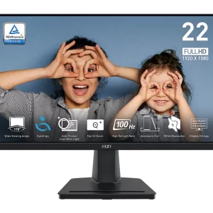 Monitor MSI PRO MP225V (Full HD, 21.45'', 100Hz, HDMI y VGA)