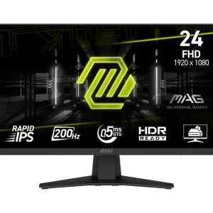Monitor gamer MSI MAG 244F (24", Full HD, 200Hz, IPS, HDMI y DisplayPort)