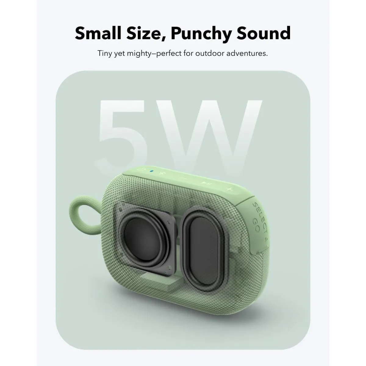 Altavoz Bluetooth para ducha soundcore Select 4 Go Verde - Imagen 4