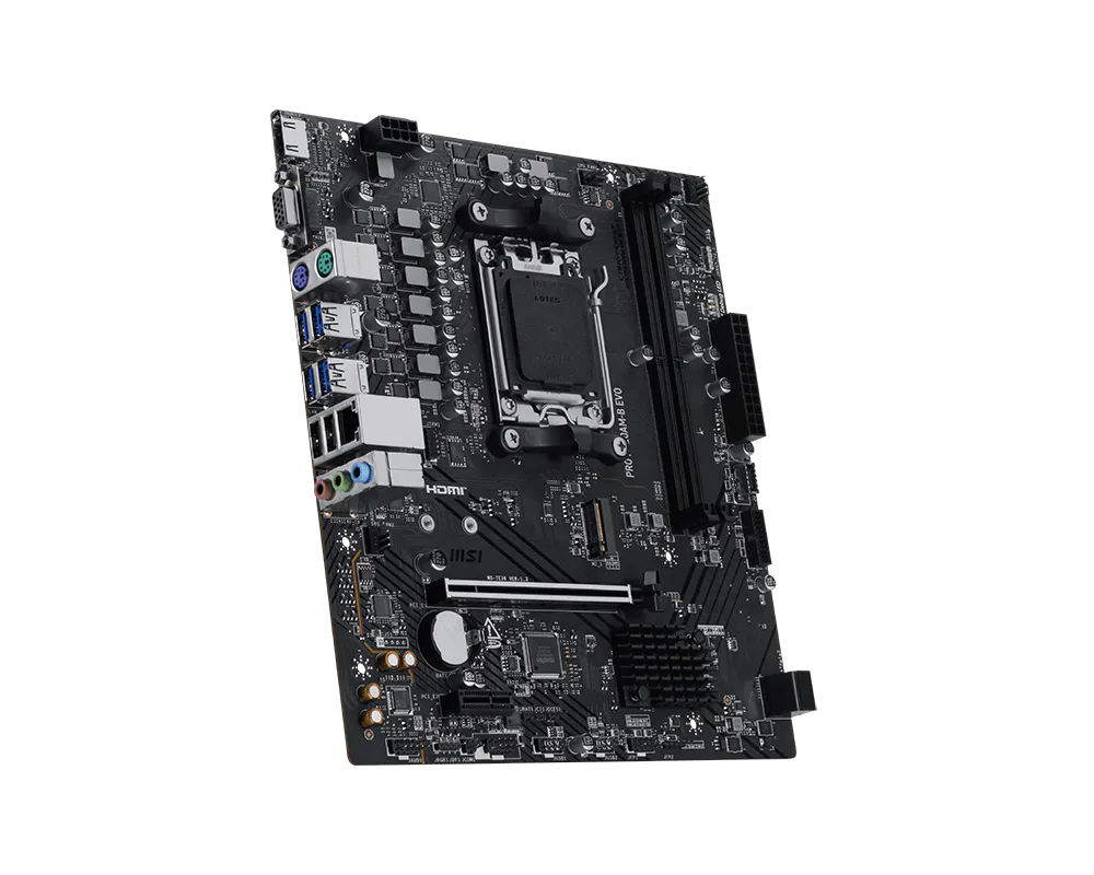 Motherboard MSI PRO A620AM-B EVO (AM5, 2x DDR5, 1x M.2, 2x ARGB, 2.5Gbps LAN) - Imagen 5
