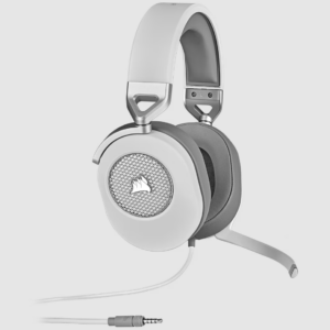Auriculares para juegos con cable Corsair HS65 SURROUND, blanco