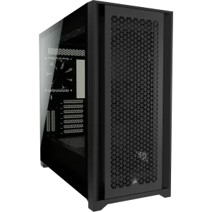 Case ATX semitorre con cristal templado Corsair 5000D AIRFLOW, negro
