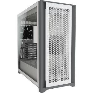 Case ATX semitorre con cristal templado Corsair 5000D AIRFLOW, blanco