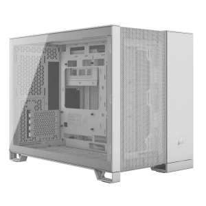 Case de dos cámaras semitorre Corsair 2500D AIRFLOW, blanco