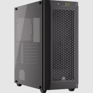 Case ATX semitorre con vidrio templado Corsair 480T Airflow, negro