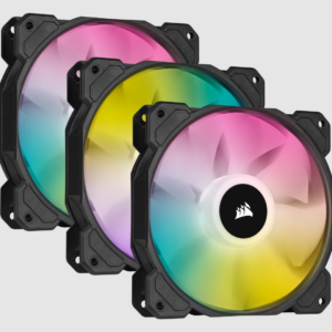 Ventilador PWM de 120 mm Corsair iCUE SP120 RGB ELITE Performance Paquete de 3
