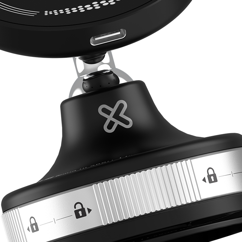 Cargador magnetico para vehiculo Klip Xtreme PowerCar Dock KCW-250 - Imagen 2
