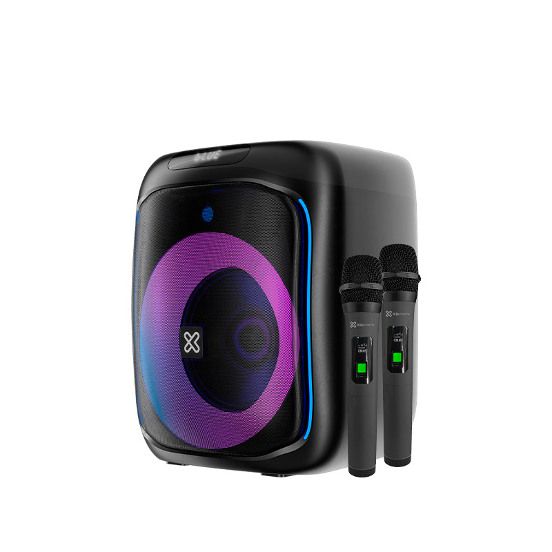 Altavoz portátil Klip Xtreme BoomBlaster con 2 micrófonos KLS-655-2M