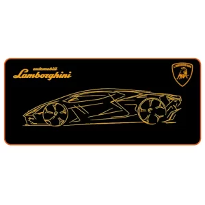 Mousepad gamer Lamborghini Stylish con superficie suave de precisión y base antideslizante