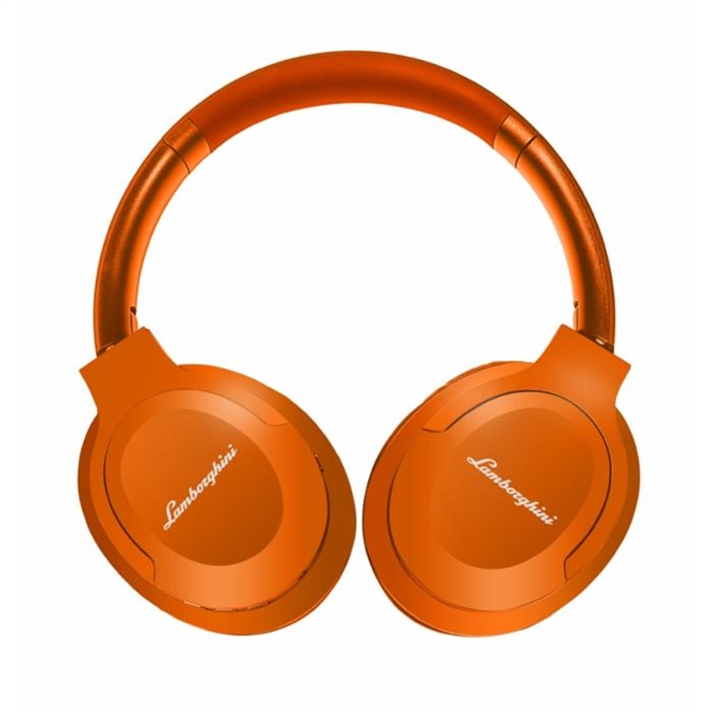 Audífonos Bluetooth Lamborghini Huracán color Orange con diseño ergonómico y sonido de alta calidad - Imagen 2