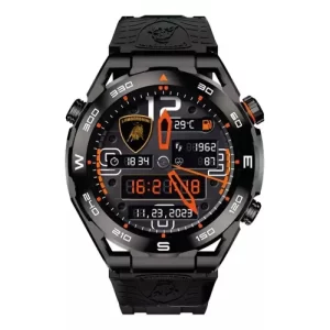 Smartwatch Aventador V12 GT con funciones deportivas y monitoreo de salud
