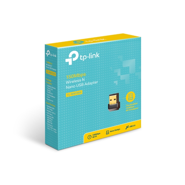 Nano Adaptador Wi-Fi USB TP-Link 4 N150 TL-WN725N - Imagen 3