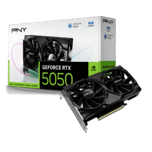 Tarjeta de video PNY NVIDIA GeForce RTX 5050 Doble ventilador