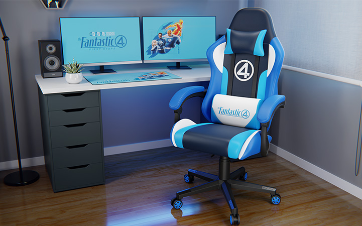 Silla para juegos con respaldo alto Xtech Edición Fantastic 4 - Imagen 3