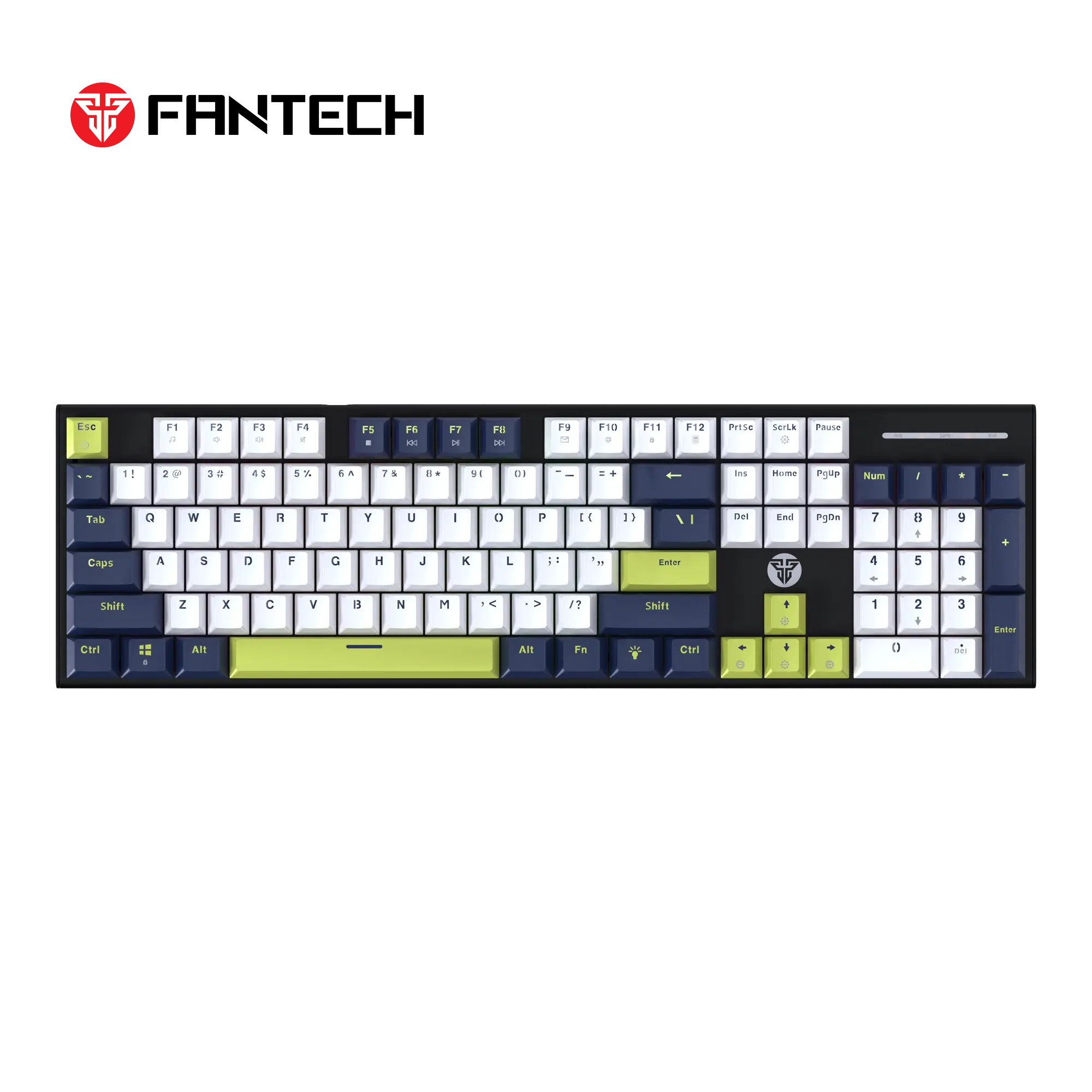 Teclado mecánico ATOM104S MK878S Mori Edition Blanco