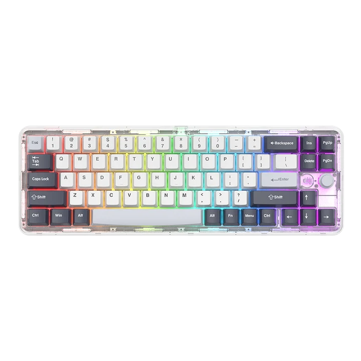 Teclado Mecánico inalámbrico Fantech MAXFIT70 Epic Grayscale