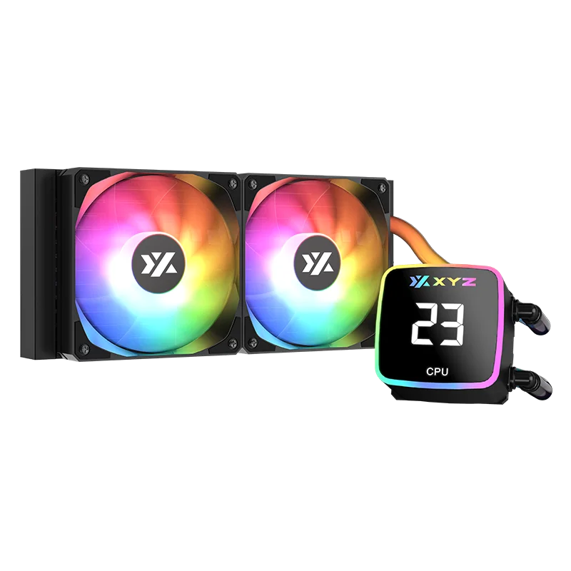 Enfriamiento liquido XYZ AQUAPULSE FUSION 240 AIO Negro