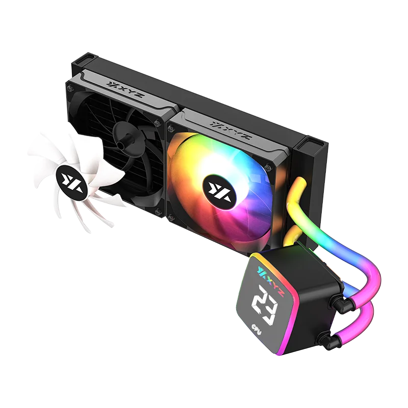 Enfriamiento liquido XYZ AQUAPULSE FUSION 240 AIO Negro - Imagen 4